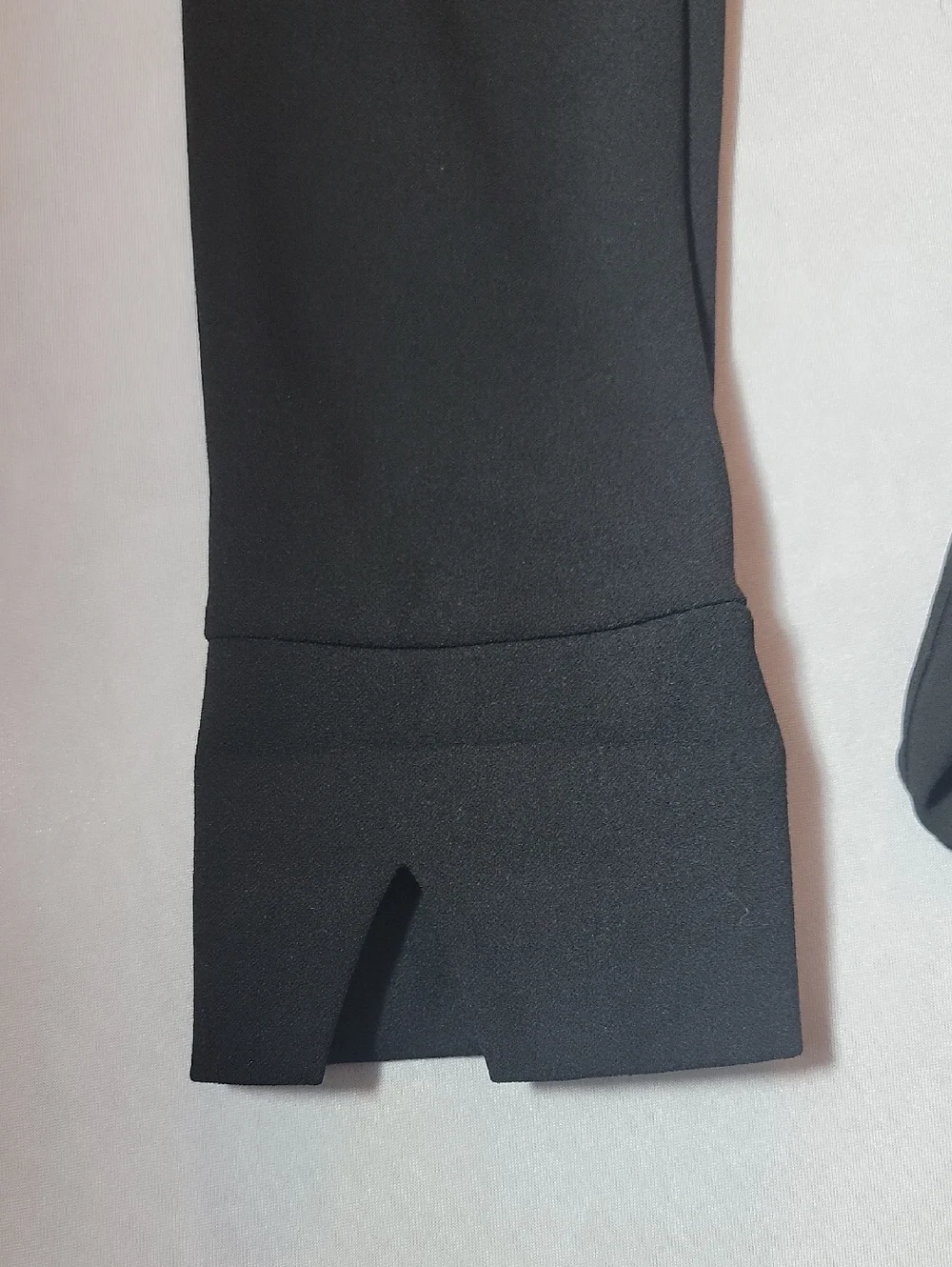 Karl Lagerfeld Black Double-Breasted Ruffle-Hem Blazer Dress Size 6 - Picture 15 of 15